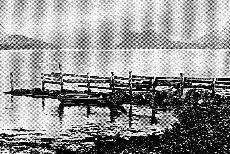 开斋节峡湾霍达兰，挪威- 19世纪
